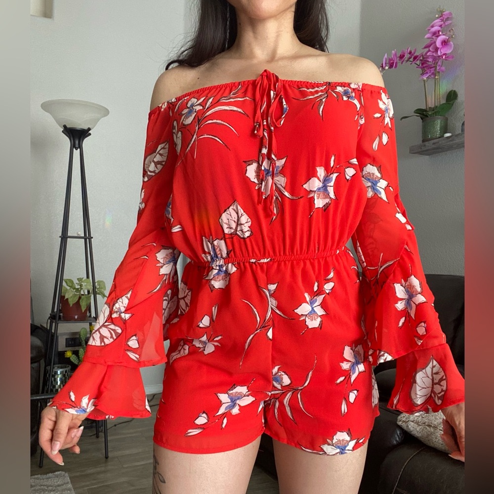 Off the Shoulder Romper